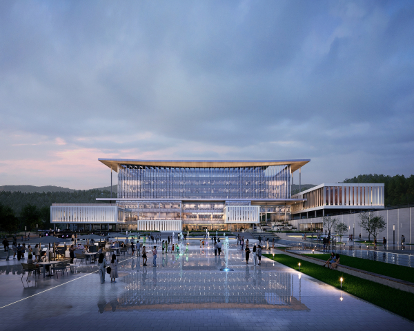 서산시청사 설계 공모 당선작 ‘타임 스케이프 서산’  모습