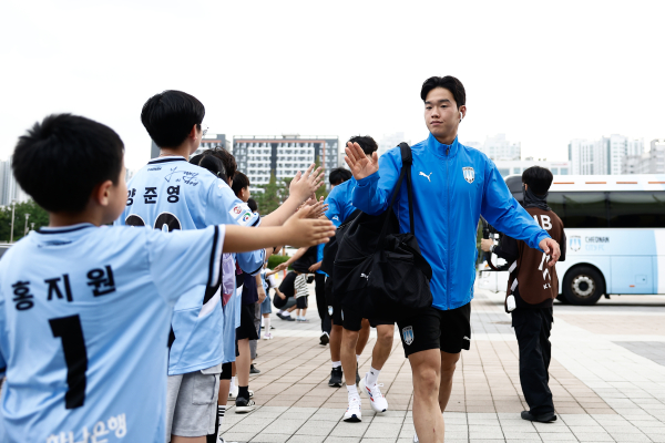 지난 8월 31일, 천안시티FC 홈경기 팬들 모습