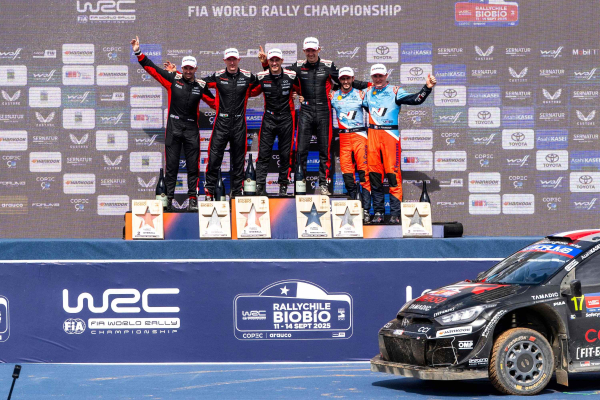 2025 칠레 랠리 포디엄