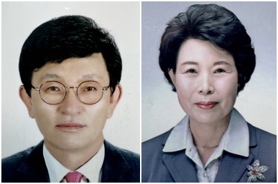 (좌)지역발전환경부문 남준우 씨, 사회봉사부문 김정곤 씨