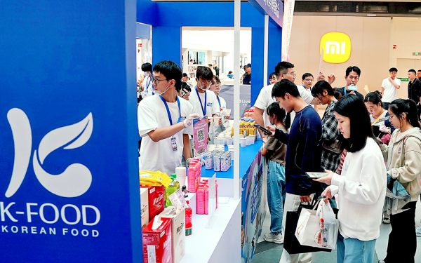 시안 왕자영요 대회 연계 ‘K-푸드 페스티벌’ 전경