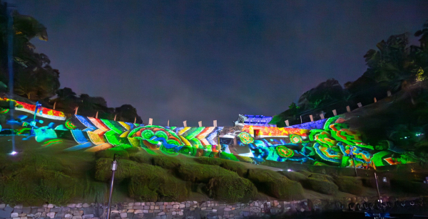 지난해 공산성 미디어아트 모습