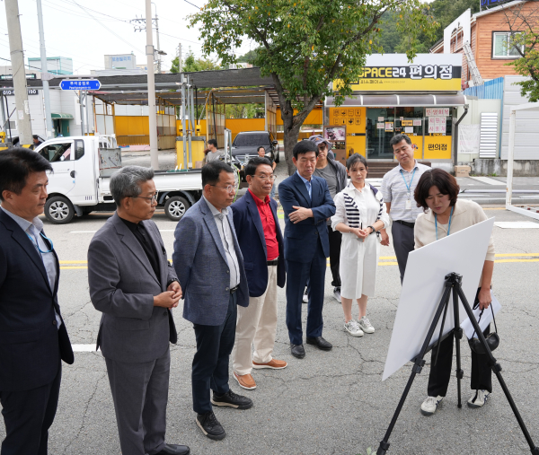 대전 중구의회, 행정자치위원회 현장방문 모습