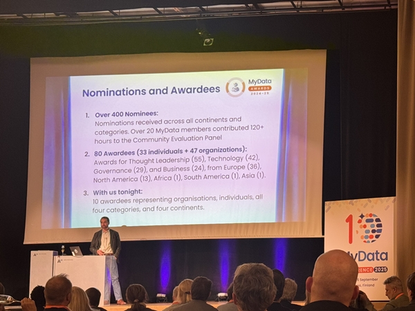 MyData Awards 2025 비즈니스 부문 KISTI 수상