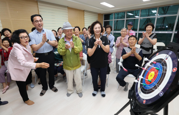 자양동 백룡 스마트 경로당 모습
