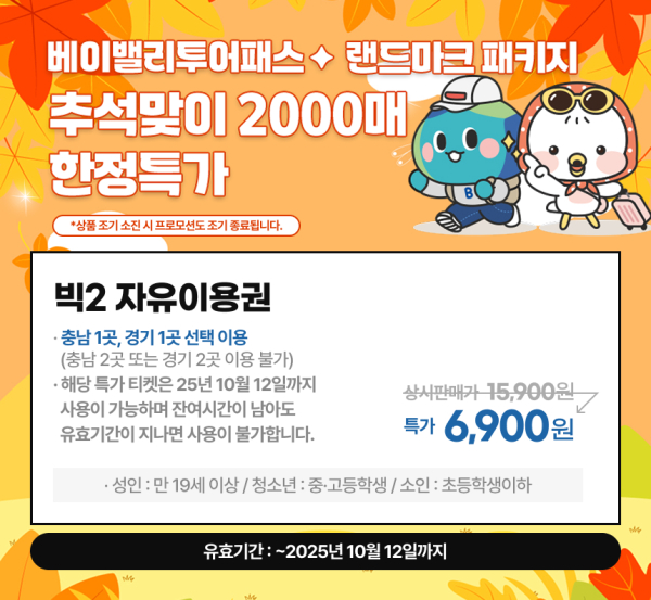 [사진자료]베이밸리투어패스-랜드마크 패키지 특가 리플렛