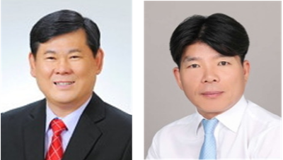 (왼쪽부터)김광만 전 충남도의원, 조덕호 새미래민주당 전 아산시장 후보