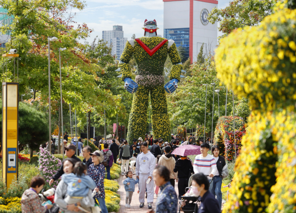 지난해 개최된 ‘제15회 유성국화축제’ 행사 모습