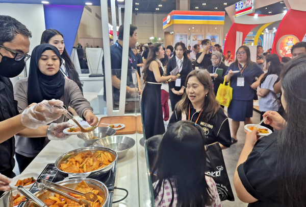 인도네시아 국제 프랜차이즈 박람회 참가 모습
