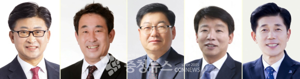 (왼쪽부터) 최충규 대덕구청장, 이효성 대전시의원, 김안태 전 민주당 대덕구지역위원회 사무국장