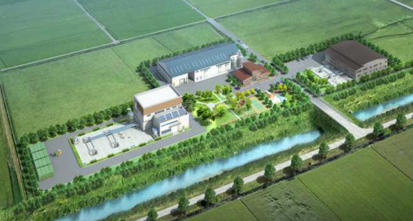 가축분뇨공공처리시설 전경