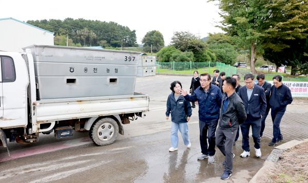 김동일 보령시장, 벼 수확기 농가 현장 방문 (웅천DSC)
