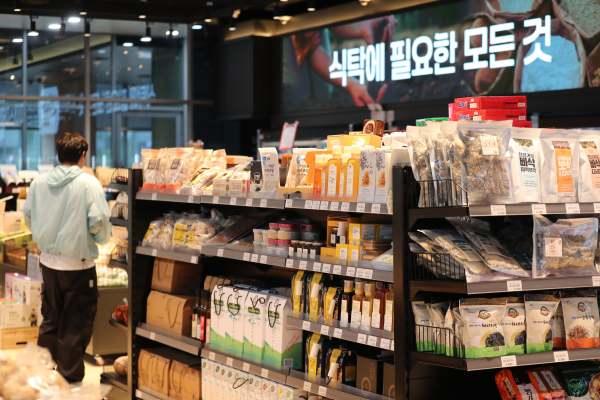 도안신도시 로컬푸드 직매장 내부