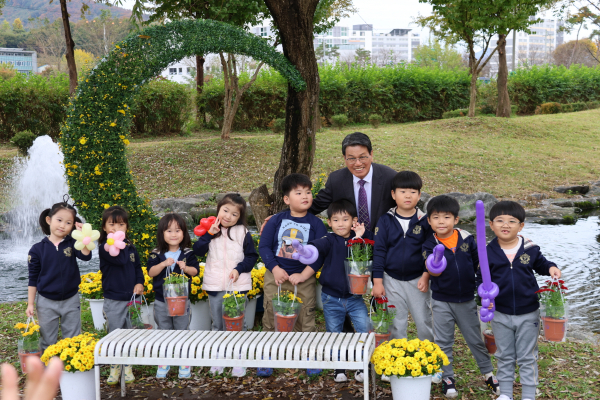 지난해 청양국화전시회 모습