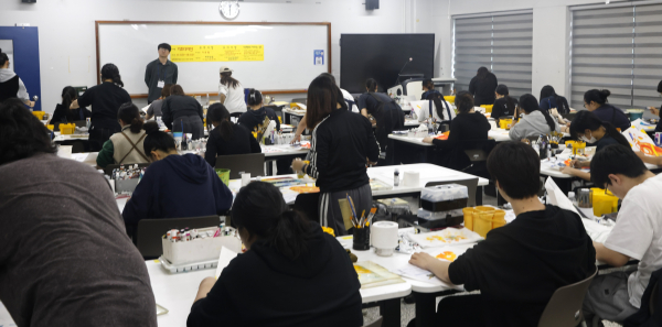 상명대 수시모집 미술고사장 모습