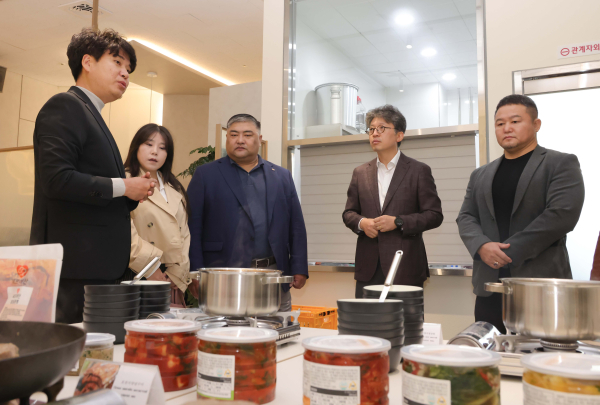 몽골 대표단 셰프애찬 방문 방문 모습