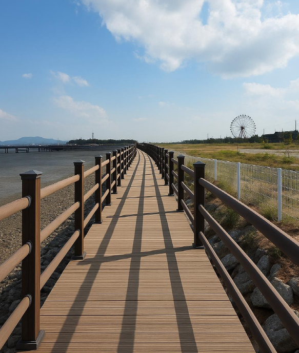 삽교호~음섬포구 해안둘레길 경관 사진