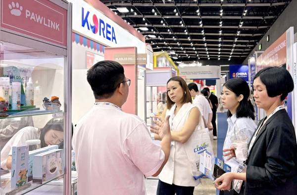 태국 방콕 반려동물산업박람회 한국관 전경