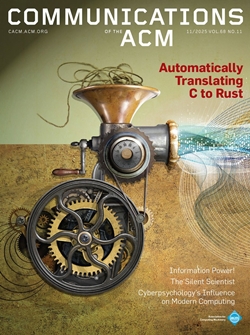 Communication of the ACM  표지 논문
