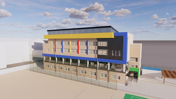 대전법동중 급식실 조감도