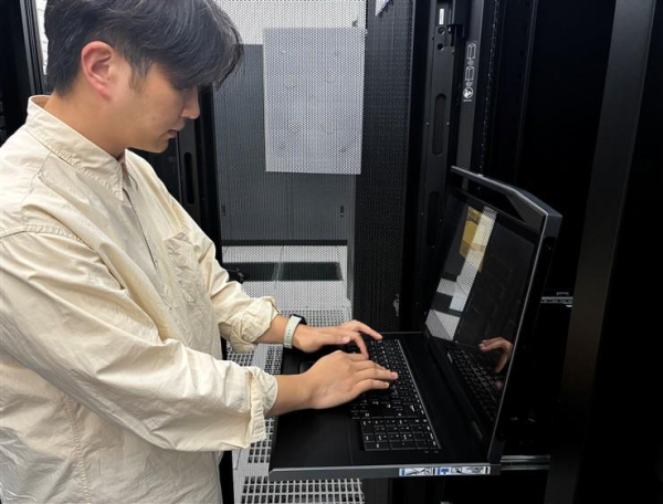 교육행정데이터통합관리시스템 점검 현장 모습