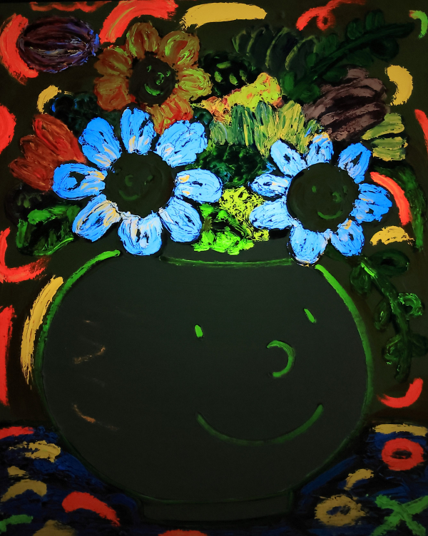 홍빛나 작가 작품(형광잉크 적용 사진)