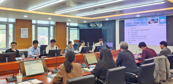 지난 17일 충남 태안 본사에서 ‘재난안전 기본계획 착수회의’를 진행했다.