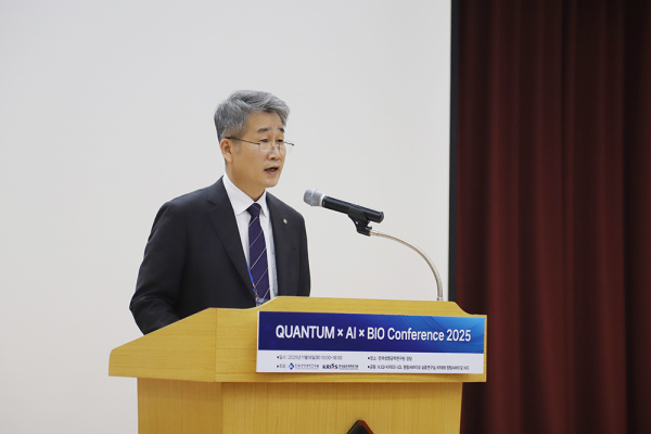 생명연 권석윤 원장 축사 모습