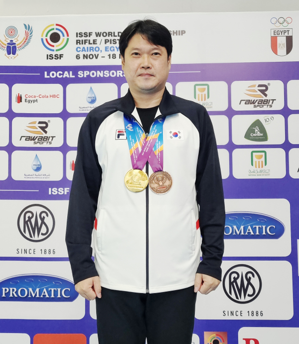 2025 ISSF 카이로 세계사격선수권대회에서 금메달 1개, 동메달 1개를 획득한 소승섭 선수