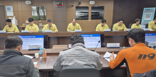 사진은 인천서구청과 인천서부소방서, 인천서부경찰서, 인천서구보건소, 협력사 등 6개 관계기관과 지역주민이 훈련에 참여 중인 모습