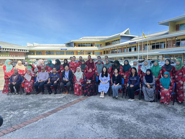 중등학교방문 모습