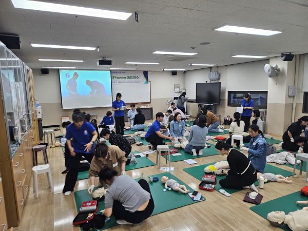 BLS-Provider과정 포함 심폐소생술 연수 운영