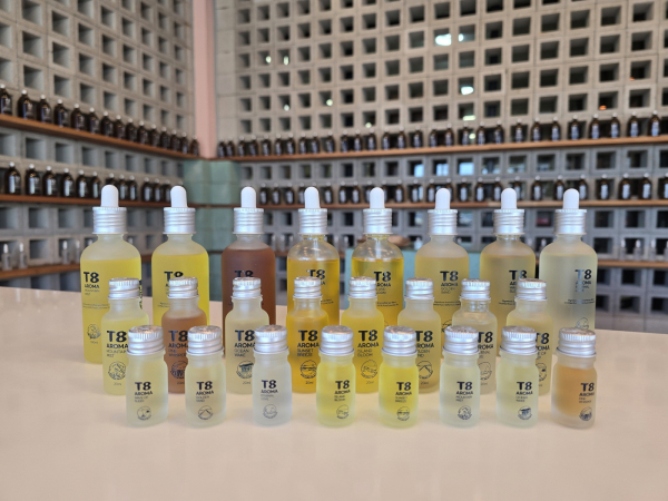 T8 아로마오일 모습.