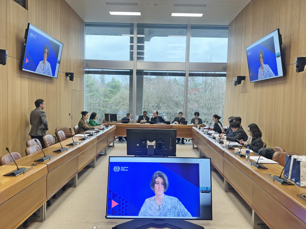 ILO 본부와 간담회 장면