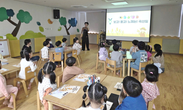 국산밀 우수성 인지도 제고 캠페인 교육 현장 모습
