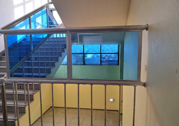 안전난간대 상향 설치 후 모습