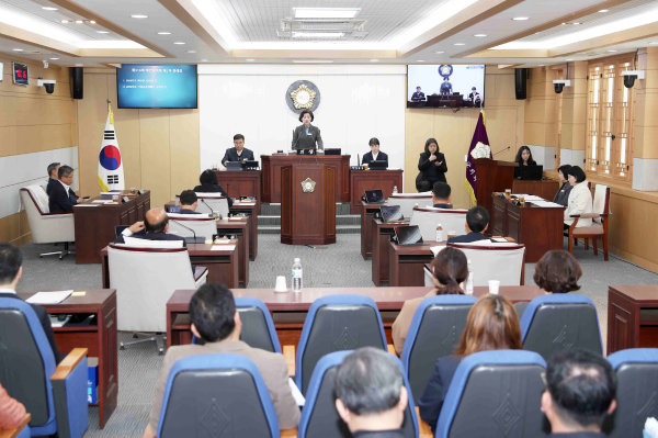 태안군의회 제316회 제2차 정례회 폐회식 모습