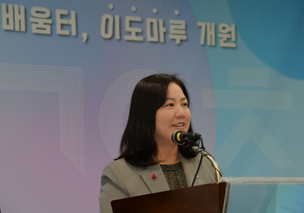 기자회견하는 구연희 세종시교육감 권한대행