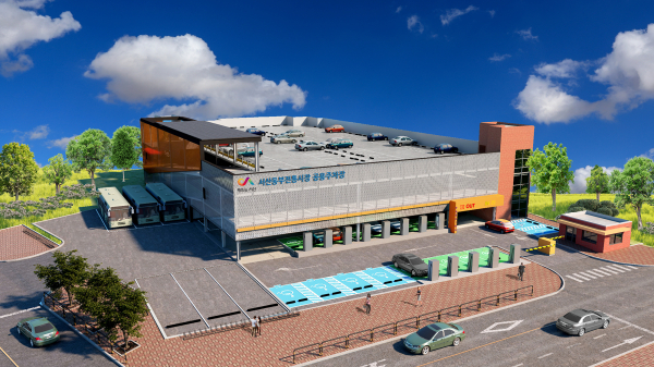 서산동부전통시장 공영주차장 조감도