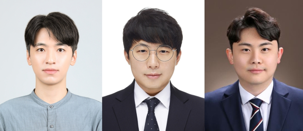 공동연구팀 [왼쪽부터] 단국대 김민주‧최준환 교수, 고려대 신용구 교수.