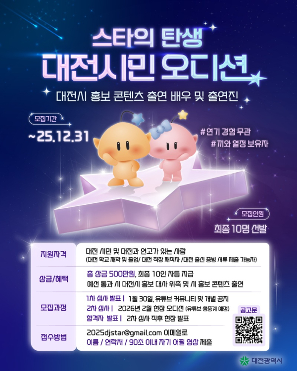 스타의 탄생 대시민 오디션 포스터