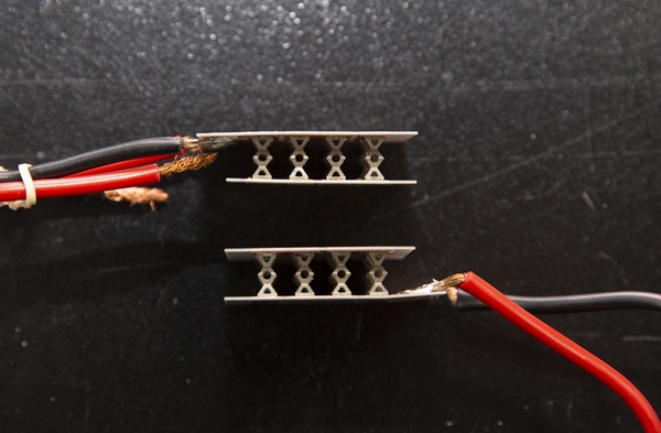에너지연 연구진이 개발한 표준교정 열전소자 실물
