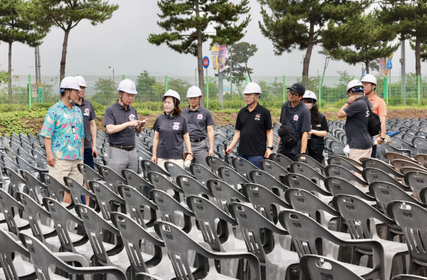 장진원 부시장(머드축제 현장안전점검)