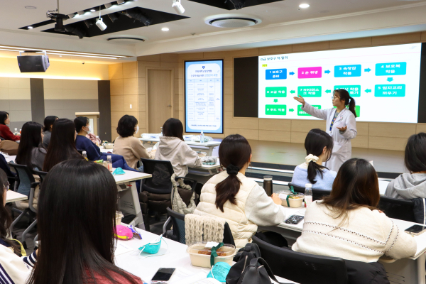 예비 간호사 감염관리 실무역량 강화 실습 진행 모습