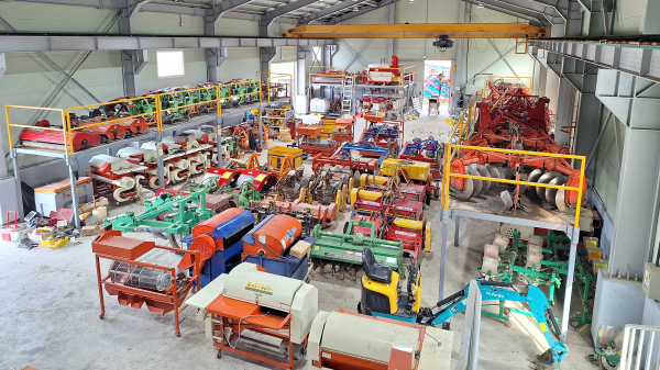 서산시 농업기계 임대사업소에서 보유 중인 농업기계 모습