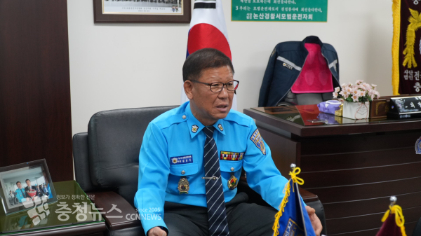 논산시 모범운전자회 김봉식 회장