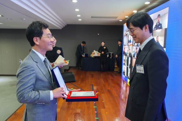 자랑스런 계룡인상 시상 모습