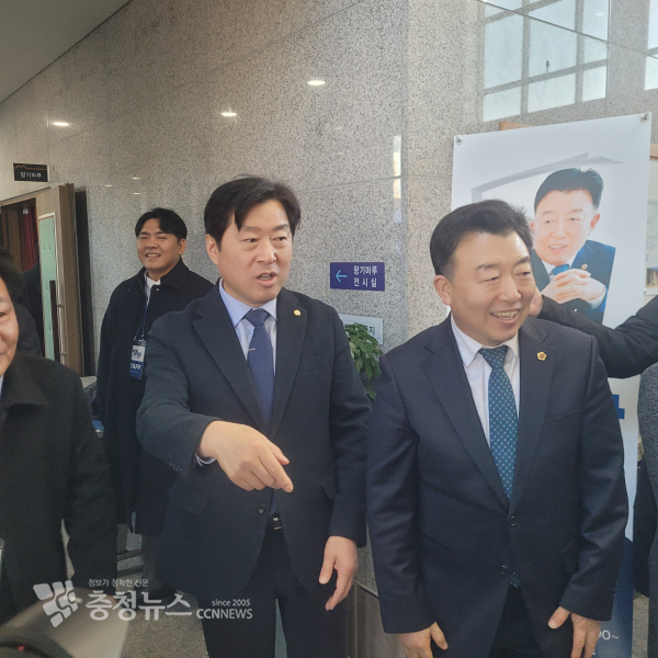 황명선 국회의원, 오인환 충남도의원