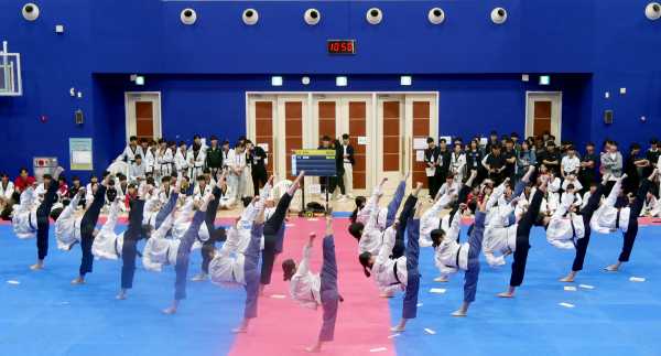 백석대 총장배 전국 태권도대회 운영 사진