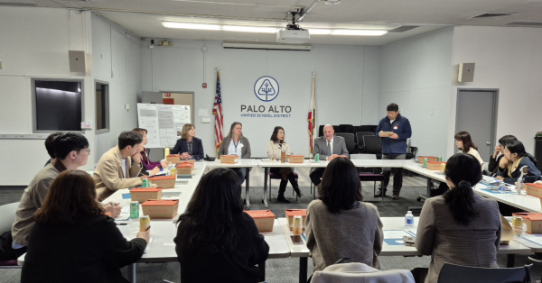 팔로알토 통합교육구 방문 모습
